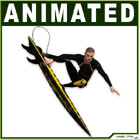 White Surfer CG